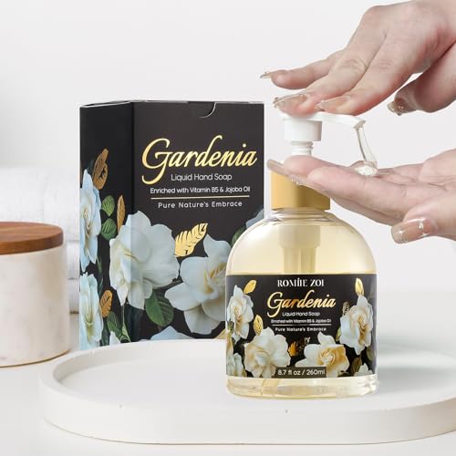 ROMIIE ZOI Liquid Hand Soap with Gift Box - Gardenia - 260ml/ 8.7 fl.oz