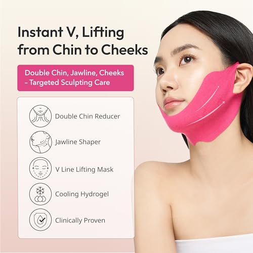 Avajar Perfect V Lifting Mask – 5-Set Hydrogel Jawline Chin Lifting