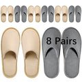Guest Slippers Disposable For Guests Washable Reusable Which Can Be Used As Women Men House Indoor Bathroom Bedroom Hotel