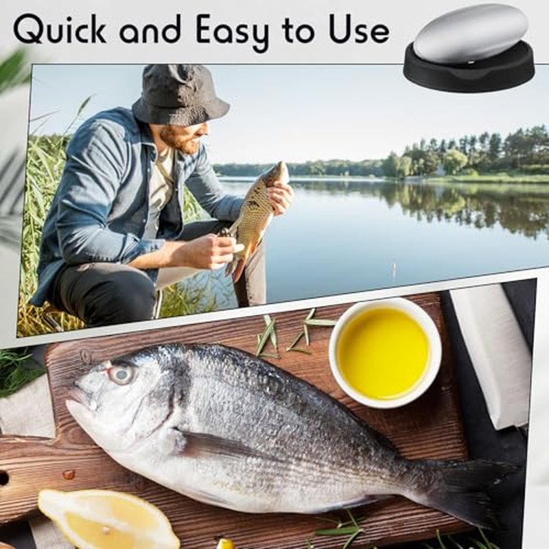 10 Pack Stainless Steel Soap Bar, Deodorant Metal Soap Bar Silver Soap Odor Remover Wash Your Hands to Remove Smell Like Onion, Fish or Garlic