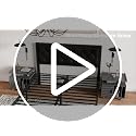 Feonase Twin Size Metal Bed Frame with Faux Leather Headboard, Storage, Black - No Box Spring Needed