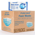 Disposable Face Masks Bulk Pack of 500 - Soft, Breathable 3-Ply Masks with Elastic Earloops for Home, Office, Outdoors - Variation of 500 Masks