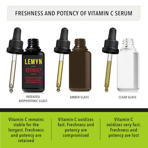Retinol2 Facial Oil Serum with 2% Advanced Gentle Retinol, Vitamin A+E+F ? Freshly Made Anti-Aging, Hydrating, and Firming Formula | 15ml