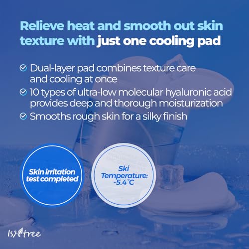 Hydrating Hyaluronic Acid Zinc Cooling Toner Pad for Sensitive Skin