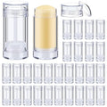 Teenyyou 30 Pcs 15ml Clear Deodorant Containers with Twist Mechanism - Variation of THIS listing