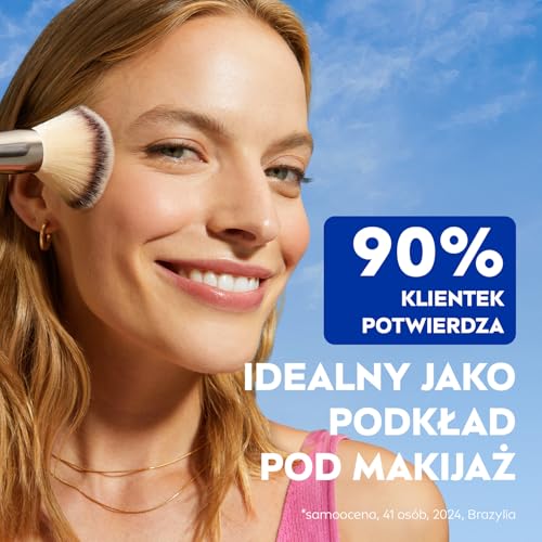 NIVEA SUN 2in1 Daily UV Serum & Primer - Lightweight Face Makeup Base, 30ml