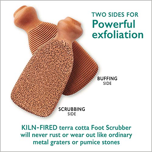 Foot Care Gel & Scrubber Set with Shea Butter - Callus Softening Bundle
