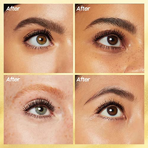 Volume and Length Liquid Mascara - Waterproof and Sweat Resistant Black Mascara Curling Eyelashes and Fast Dry, No Flaking and No Clumping, Cruelty Free, Create Dramatic Lashes (Black)