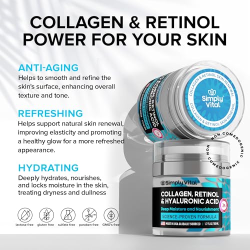Collagen Retinol & Hyaluronic Acid Face & Neck Serum + Moisturizer Set