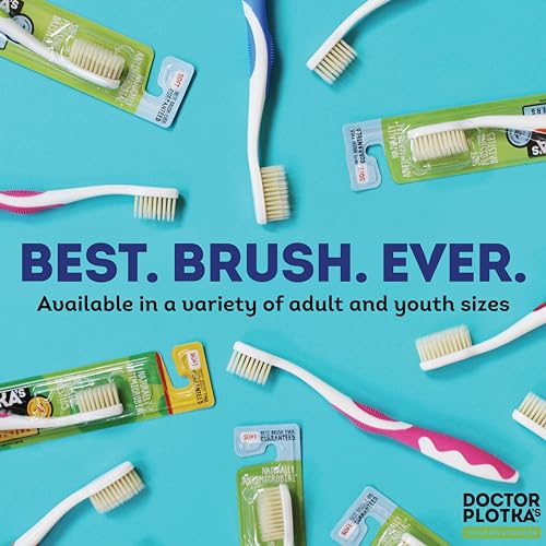MOUTHWATCHERS Soft Flossing Manual Toothbrush Pack of 6 (2 x 3)