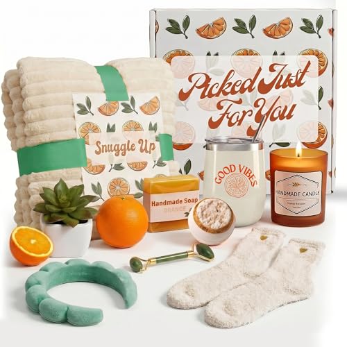 Get Well Soon Gift Basket for Women - Spa & Comfort Essentials in Reusable Box