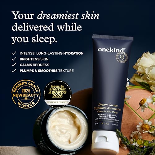 Night Moisturizer for Face 1 Pack - Hydrating Dream Cream for Wrinkles & Sensitive Skin