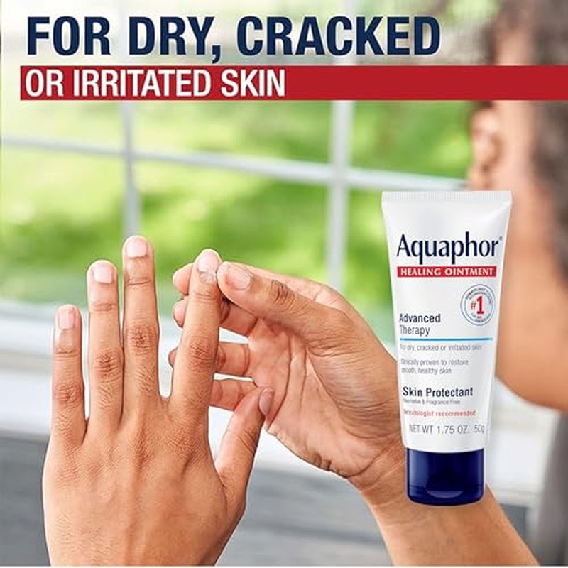 Aquaphor Skin Care Set, Healing Ointment & Lip Repair Sticks, Multi-Purpose Moisturizer for Dry Skin & Chapped Lips, 3x1.75 Oz Tube + 4x0.17 Oz Stick