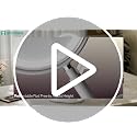 White 20X Magnifying Lighted Vanity Mirror with Storage Base – Double Sided