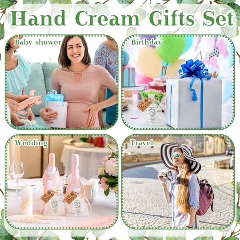 48 Sets Baby Shower Hand Cream Gift Party Favors for Guests Gift Bulk Mini Travel Size Hand Lotion Set for Guests(Baby)