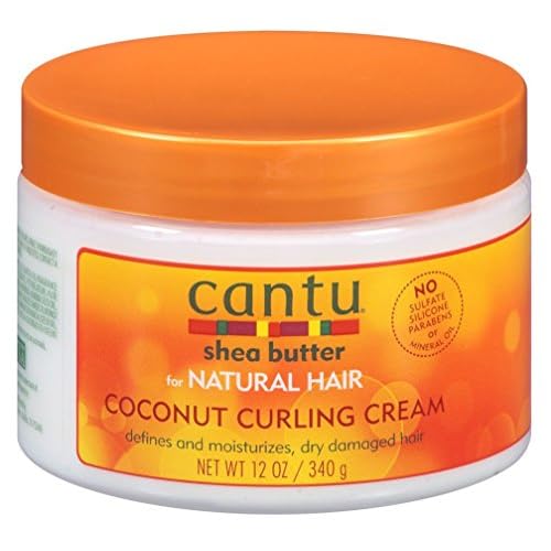 Cantu Coconut Curling Cream, 12 Ounce (Pack of 6)