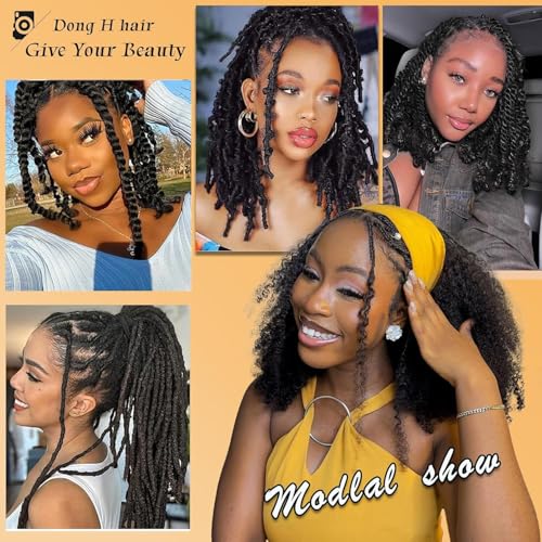 Natural Black Afro Kinky Human Hair Bulk 20 Inch for Braiding and Locs - 35g/Pack
