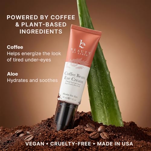 Caffeine Eye Cream for Puffiness Dark Circles & Fine Lines - Made in USA