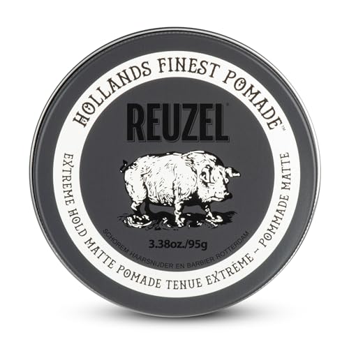REUZEL Extreme Hold Matte Pomade 3.38 oz (95 g) - Regular Tin