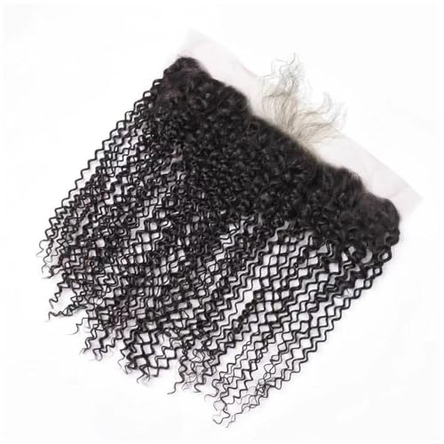 16 Inch Kinky Curly Lace Frontal Closure 13x4 HD Transparent Human Hair
