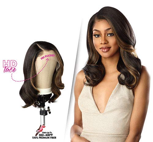 Sensationnel Butta Lace Wig Unit 13B Off Black - Pre-Plucked HD Lace Front