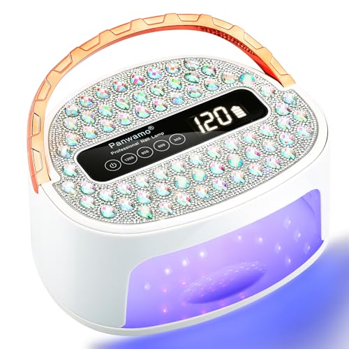 Rechargeable UV LED Nail Lamp with 45 Beads & Handle - Fast Curing for Gel Nails