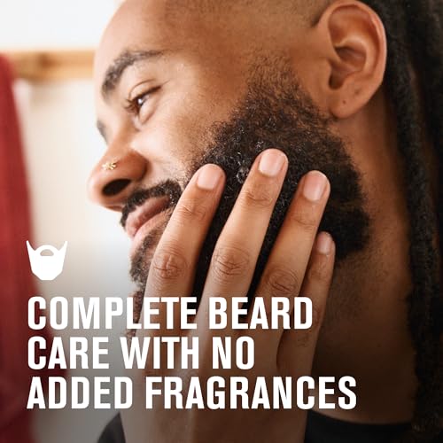 Unscented Beard Care Kit for Men Sensitive Skin Natural Ingredients