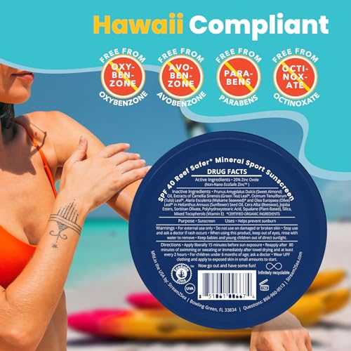 STREAM 2 SEA SPF 40 Mineral Sunscreen Tin 2.8oz Reef Safe Biodegradable