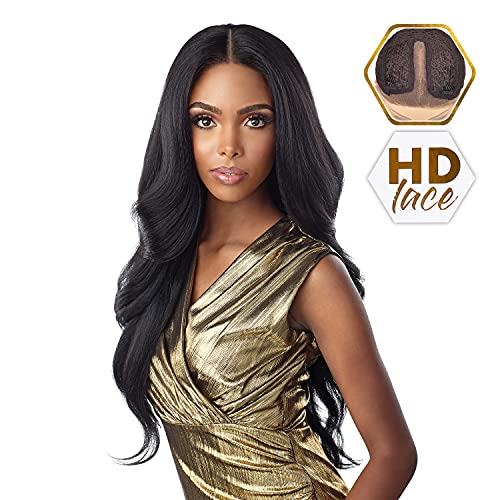 Sensationnel Butta LaceWig Unit 16 1B OFFBLACK HD Lace Front Synthetic Wig - Pre-Plucked, Natural Hairline