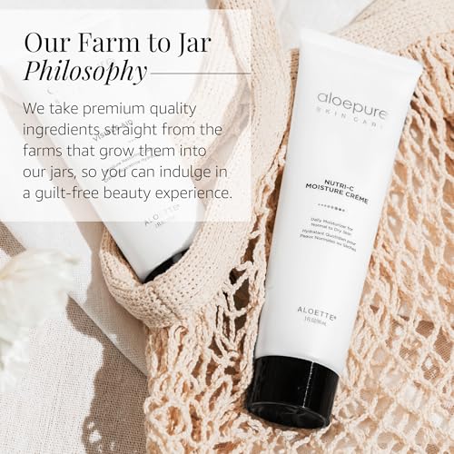 Face Moisturizer with Vitamin C & Aloe Vera - Hydrating Skin Care Cream