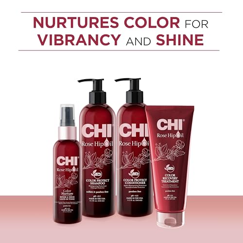 CHI Rosehip Oil Protecting Conditioner 11.5 Fl Oz - Moisturizing & Color Safe - Variation of THIS listing