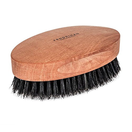 Genuine Boar Bristle & Pear Wood Military Hair Brush - Black, 1 Pack