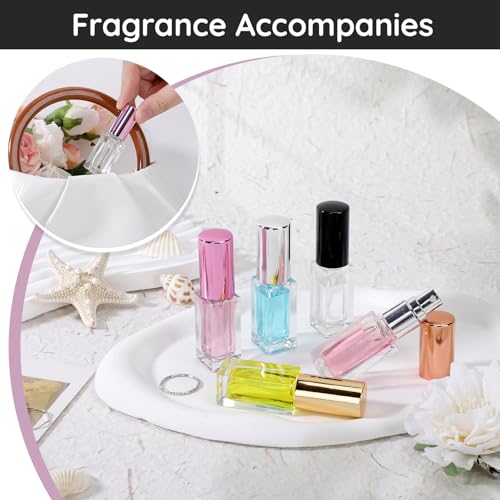 40Pcs 5ml Travel Perfume Bottles Refillable Atomizer Spray Set - Mini Glass Mist Sprayers with Refill Kit