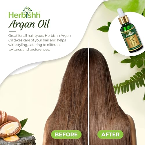 Herbishh Keratin & Argan Oil Hair Mask Combo for Damaged, Dry & Frizzy Hair