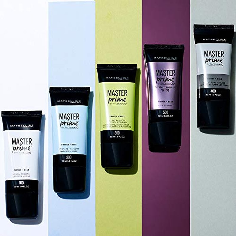 Maybelline New York Facestudio Master Prime Primer Makeup, Blur+ Defend, 1 fl. oz.