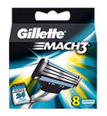 Gillette Mach 3 Razor Blade Refills - Pack of 8, 15 Shaves Each, Compatible with Mach 3 Razors