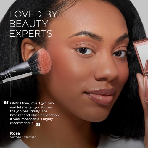 Air Contour & Blush Makeup Brush - Soft Angled Bronzer Brush for Face