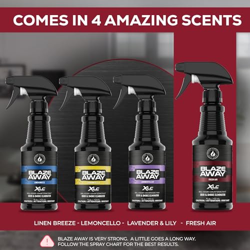 Blaze Away Fresh Air Odor Eliminator Spray 16 Fl Oz - Pack of 1 - Natural & Long-Lasting