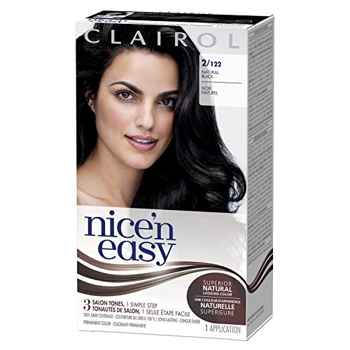 Permanent Hair Dye - Black, Pack of 3 - Includes Highlights & Gray Coverage 2/122