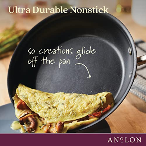 Anolon Advanced Home 10 Qt Hard-Anodized Nonstick Stockpot with Lid - Moonstone Variation
