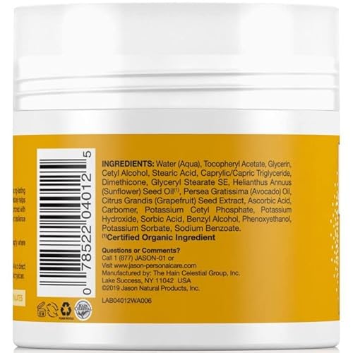 JASON Moisturizing Creme, Vitamin E 25,000, Age Renewal, 4 Oz & Skin Oil, Vitamin E 5,000 IU, All Over Body Nourishment, 4 Oz