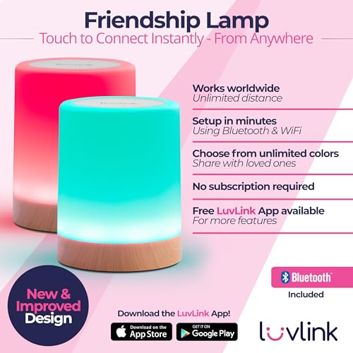 Long Distance WiFi Touch Friendship Lamp - Single - Stay Connected with Loved Ones