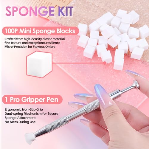 24 Colors Patting Nail Gel Polish Kit Ombre Painting Gel Palette - Professional & Beginner Friendly