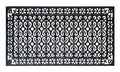 Large Heavy Duty Rubber Doormat - 30x60 Inch Non-Slip Mud Trapper for Outside Entryway, Patio, Garage, Black