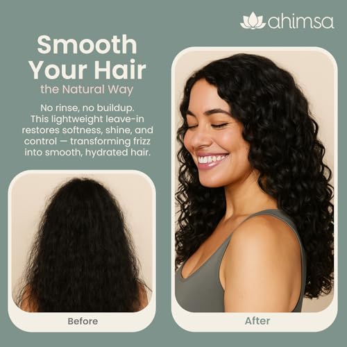 Ahimsa Leave-In Conditioner Spray - No Rinse Lightweight Hair Care - Variation of LEAVE-IN CONDITIONNER