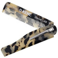 KENT 20T TW Handmade Folding Pocket Comb 2 Pack White Tokyo for Men & Women