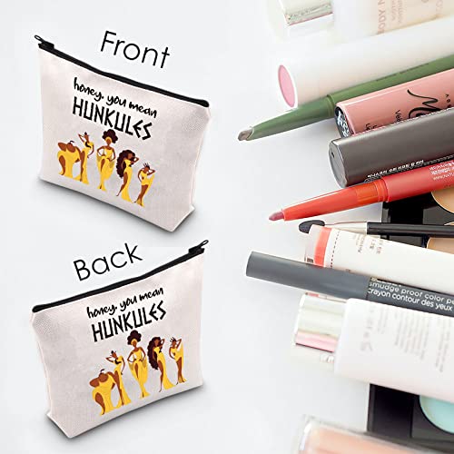 MNIGIU Hercules Cosmetic Bag Honey You Mean Hunkules Makeup Zipper Pouch Bag for Women (honey. you mean)