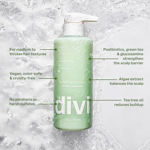 Divi Hydrating Shampoo for Dry Hair, 12 Fl Oz