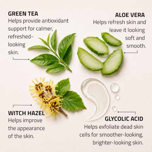 Glycolic Acid Toner 8% for Face - 6oz, Brightening & Refining Skin