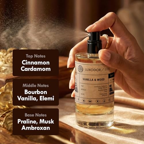 Men's Vanilla & Wood Eau de Parfum - Inspired by Althair, Long Lasting, 3.4 fl oz